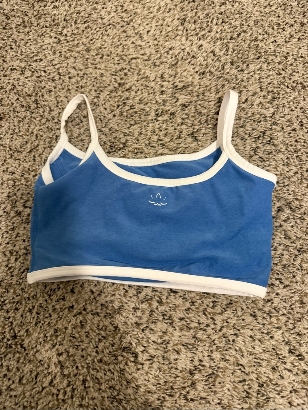 Beyond Yoga Blue Piped Sports Bra ⭐️ Used - like new (worn once) ⭐️ - Picture 2 of 3
